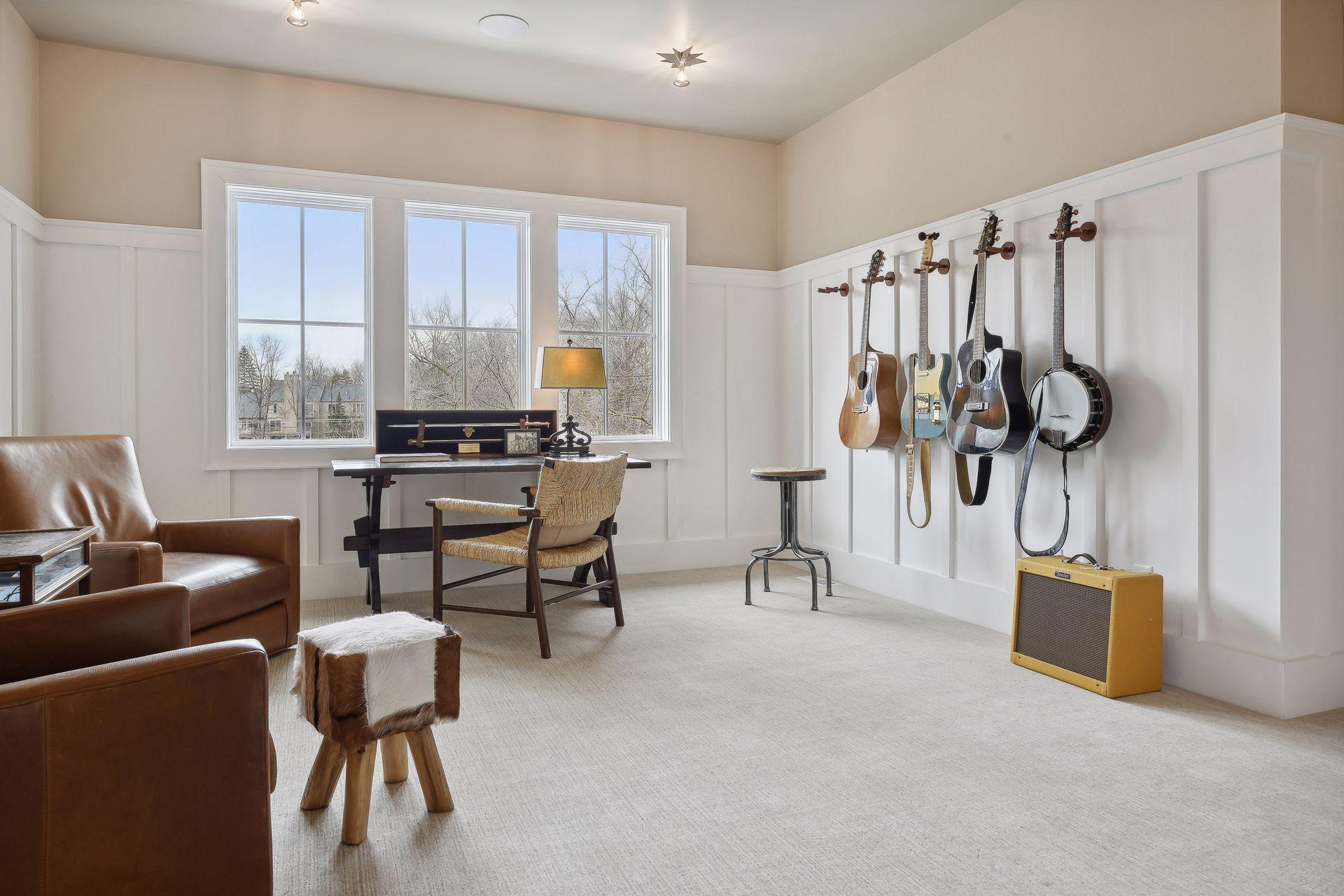 upper en suite bedroom currently used as an office