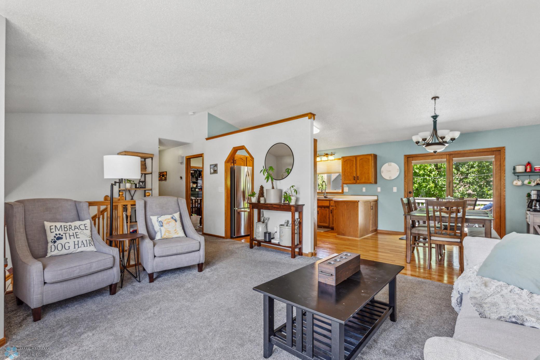 Living Room, Dining Room, Kitchen