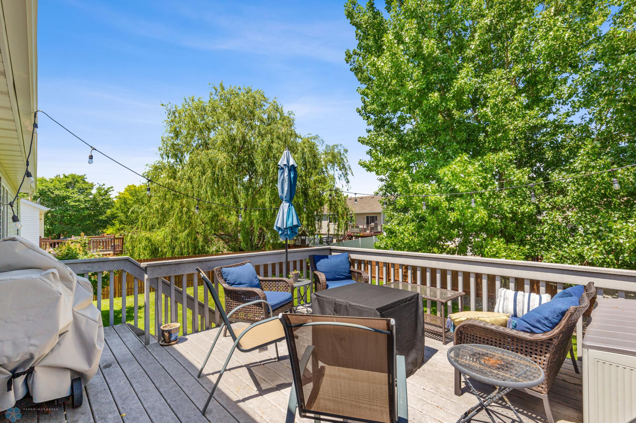 fully fenced yard