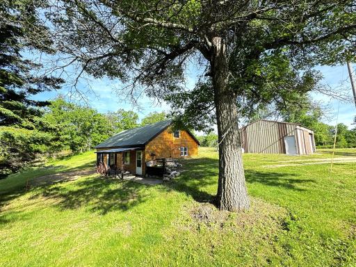 Log siding on the exterior of the home.jpg