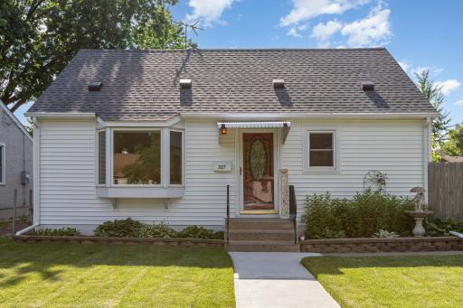 Front of home with new siding and roof(2024)!