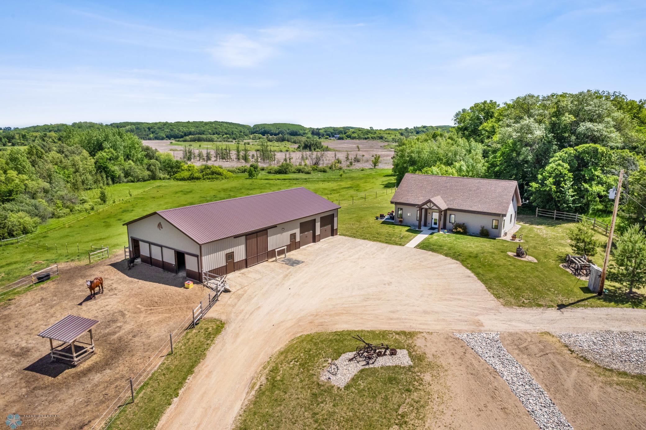 Aerial View of Structures