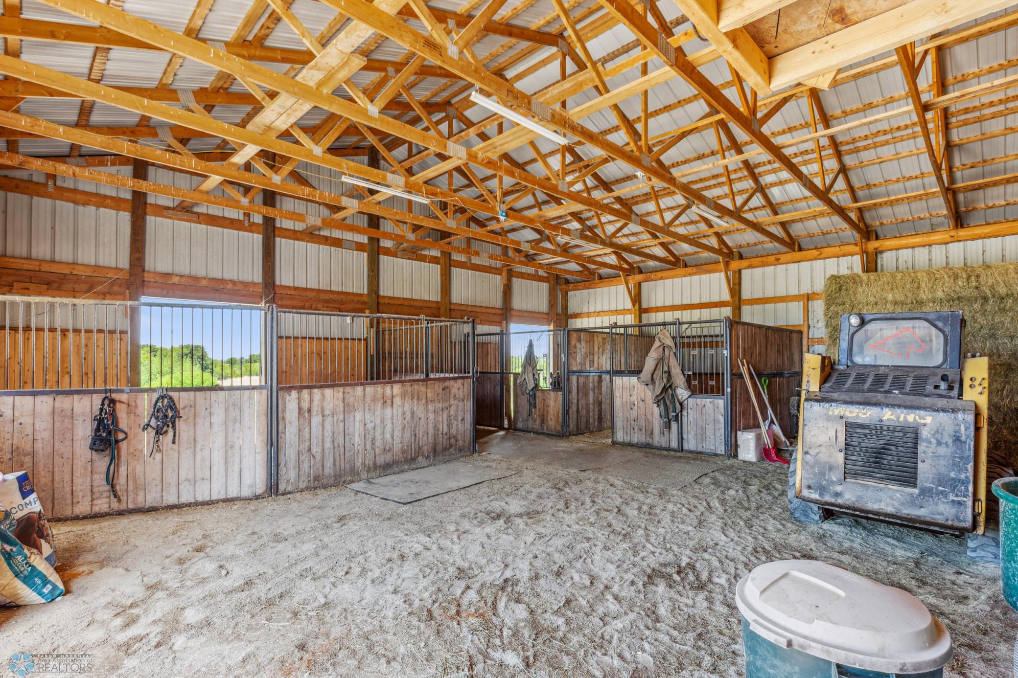 Horse Barn Interior