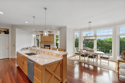 Informal Dining Area with great views of the backyard