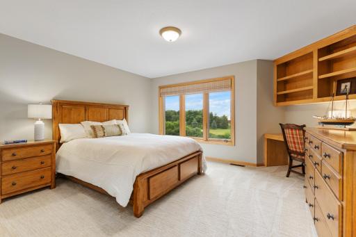 4th Bedroom with Built-in Desk and Shelves - 2nd Level