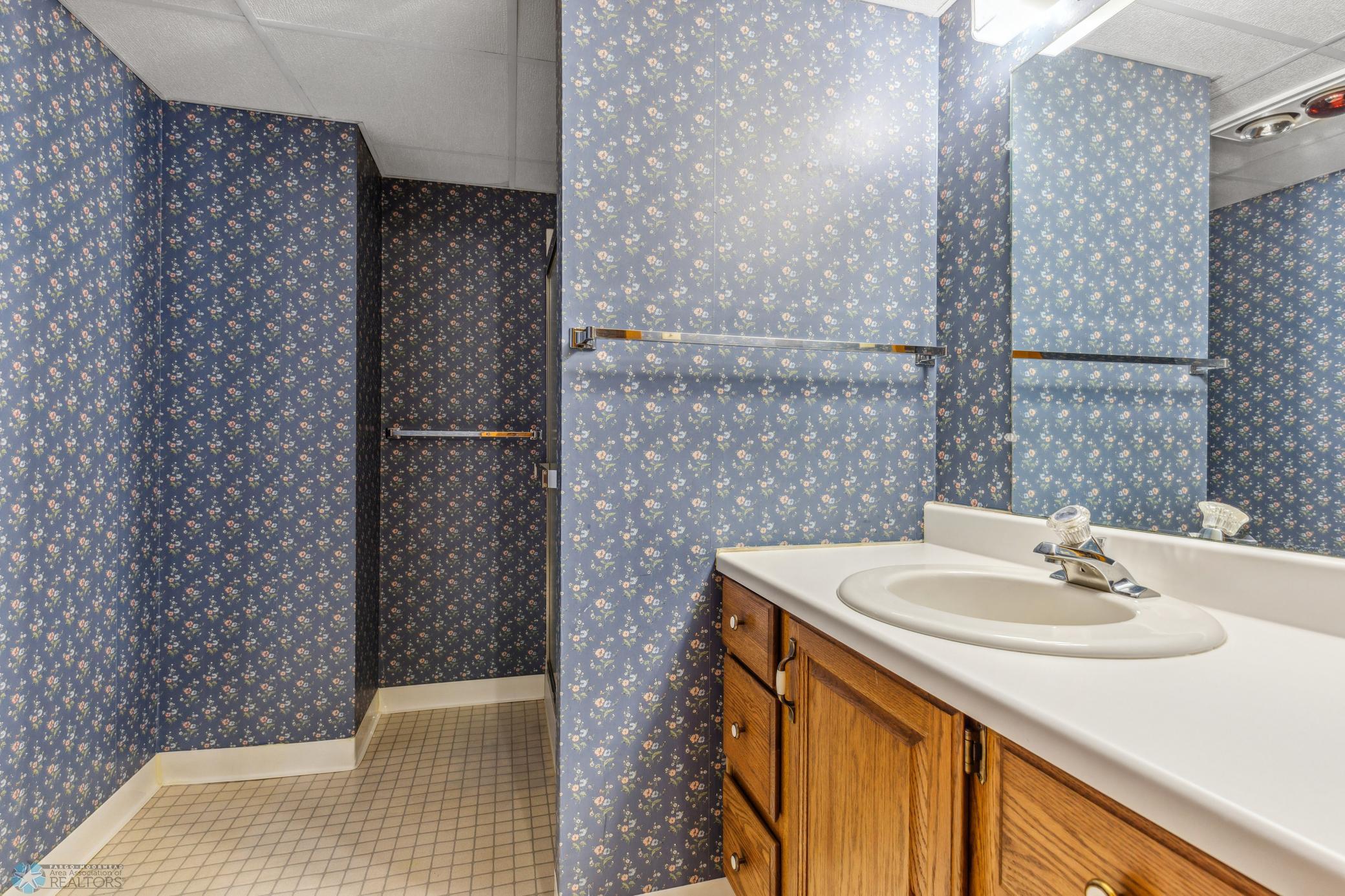 Basement bathroom