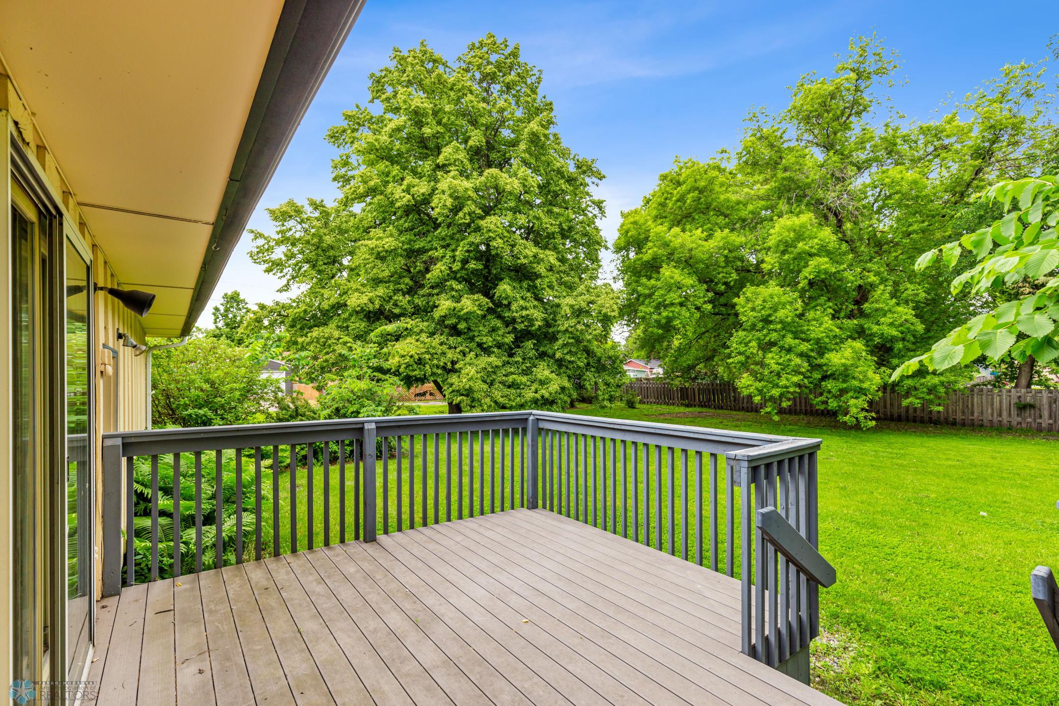 Backyard deck