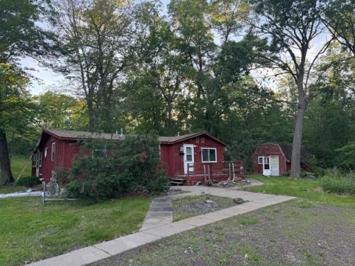 2BR/1BA One story resting on 10 wooded acres
