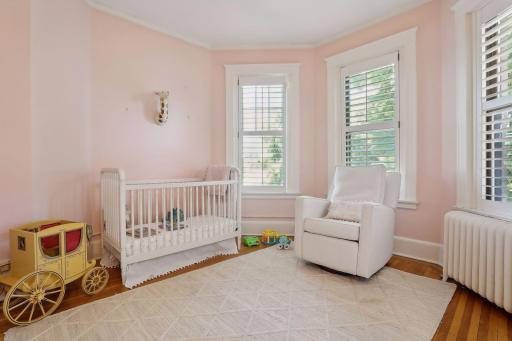 5th bedroom on 2nd floor is used as a nursery