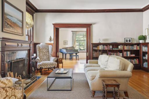 Family room is conveniently located between the sunroom, large foyer and living room.