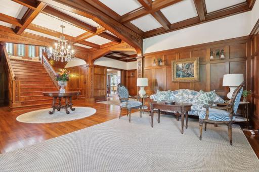 Large sitting room is perfect for entertaining friends and family.