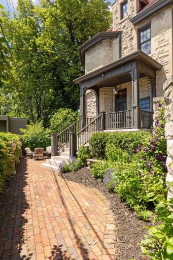 Patio space off the kitchen is perfect for outdoor dining.