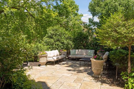 Private, outdoor living space next to the 3-season porch.
