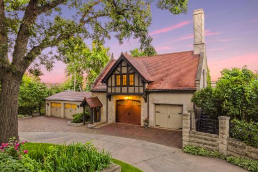4 garage stalls. 2+ car heated garage with the carriage house apartment. Plus extra space for guest parking.