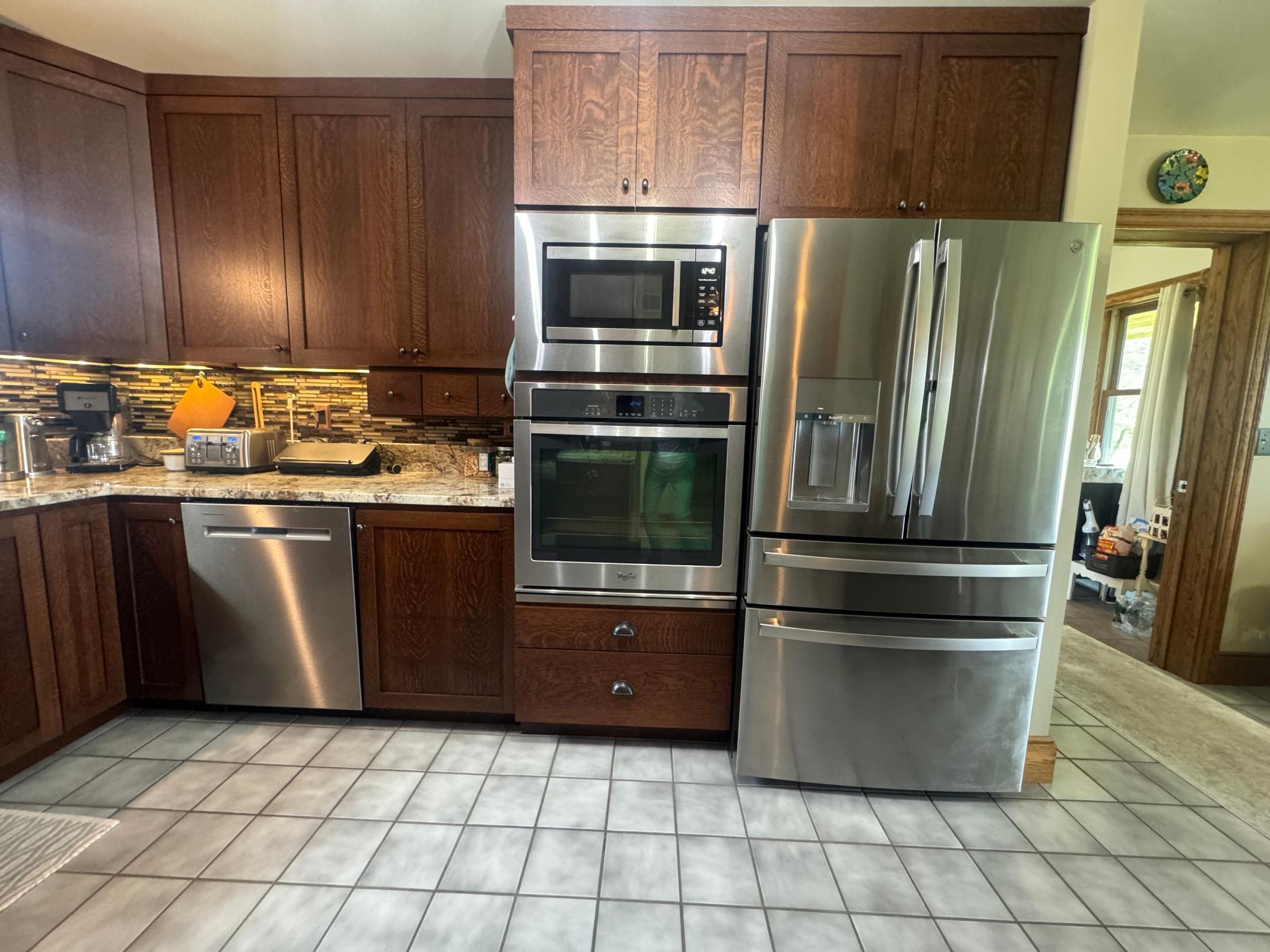 Custom Kitchen by Morningstar with Stainless Appliances