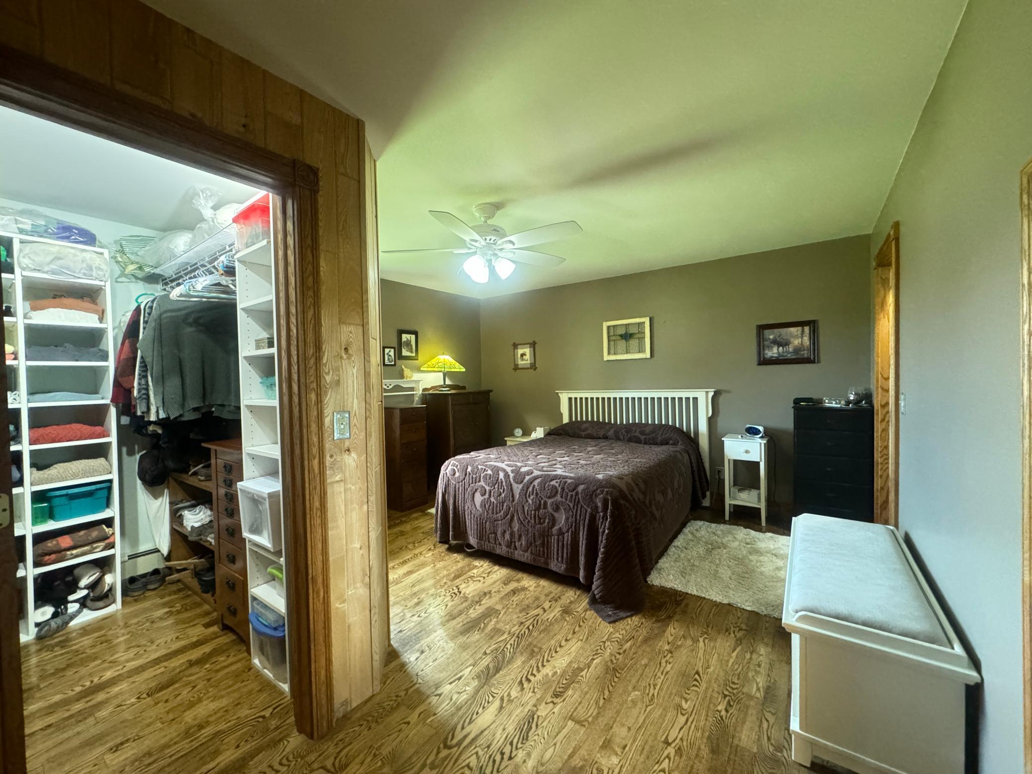 Two Walk-in Closets, one is Cedar Lined