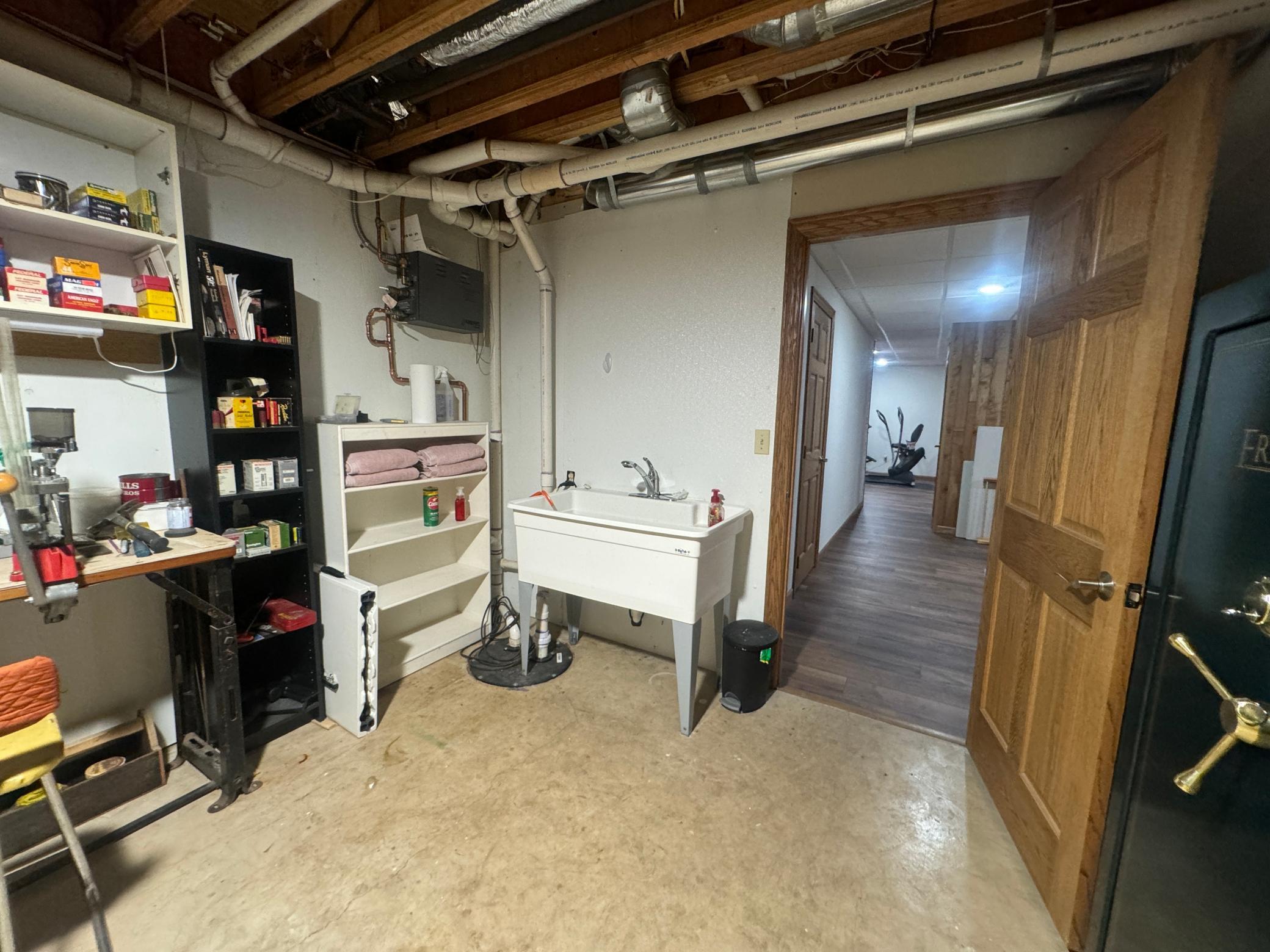 Storage Area with Sink