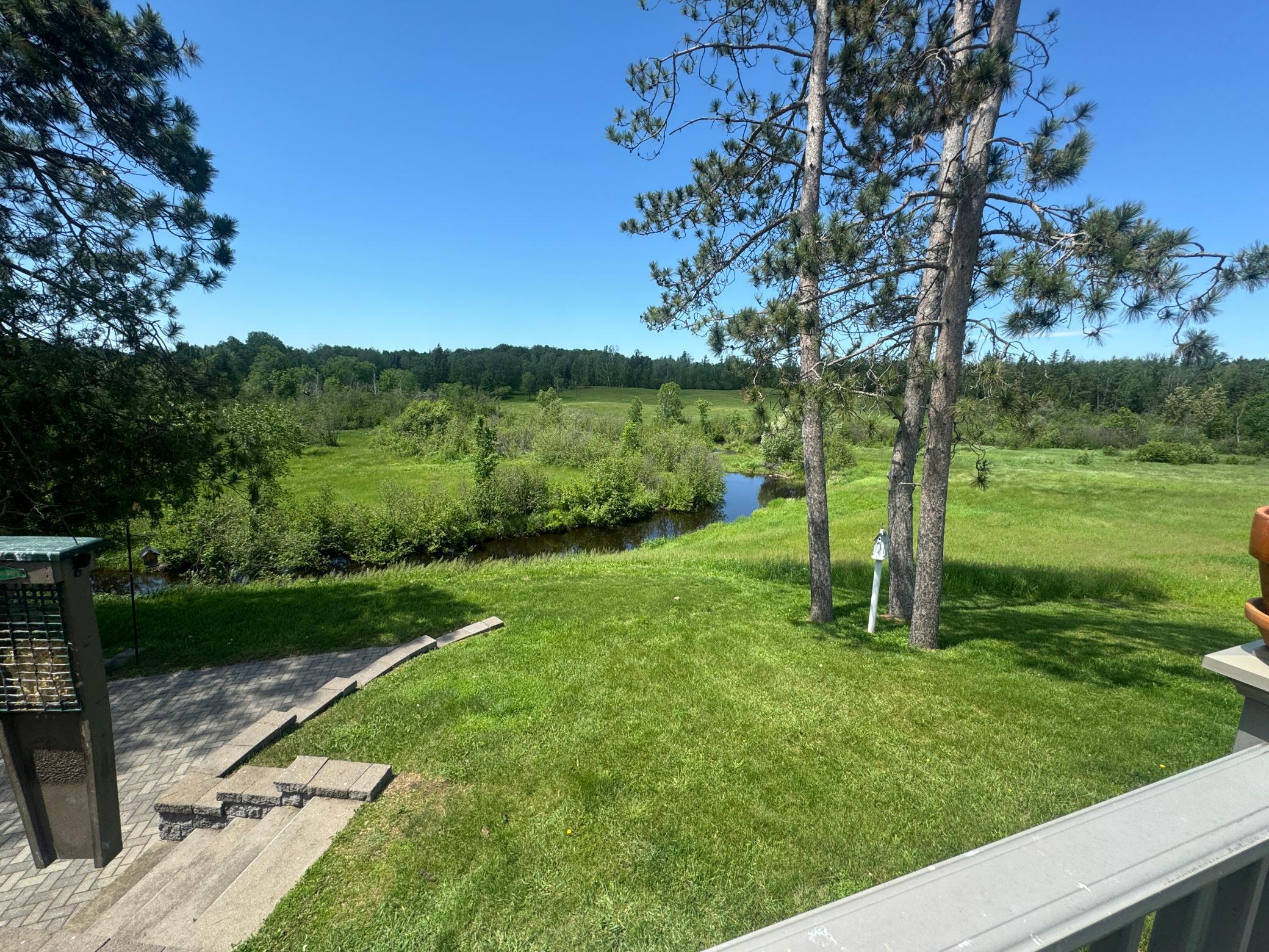 Views of the River from the Back Deck