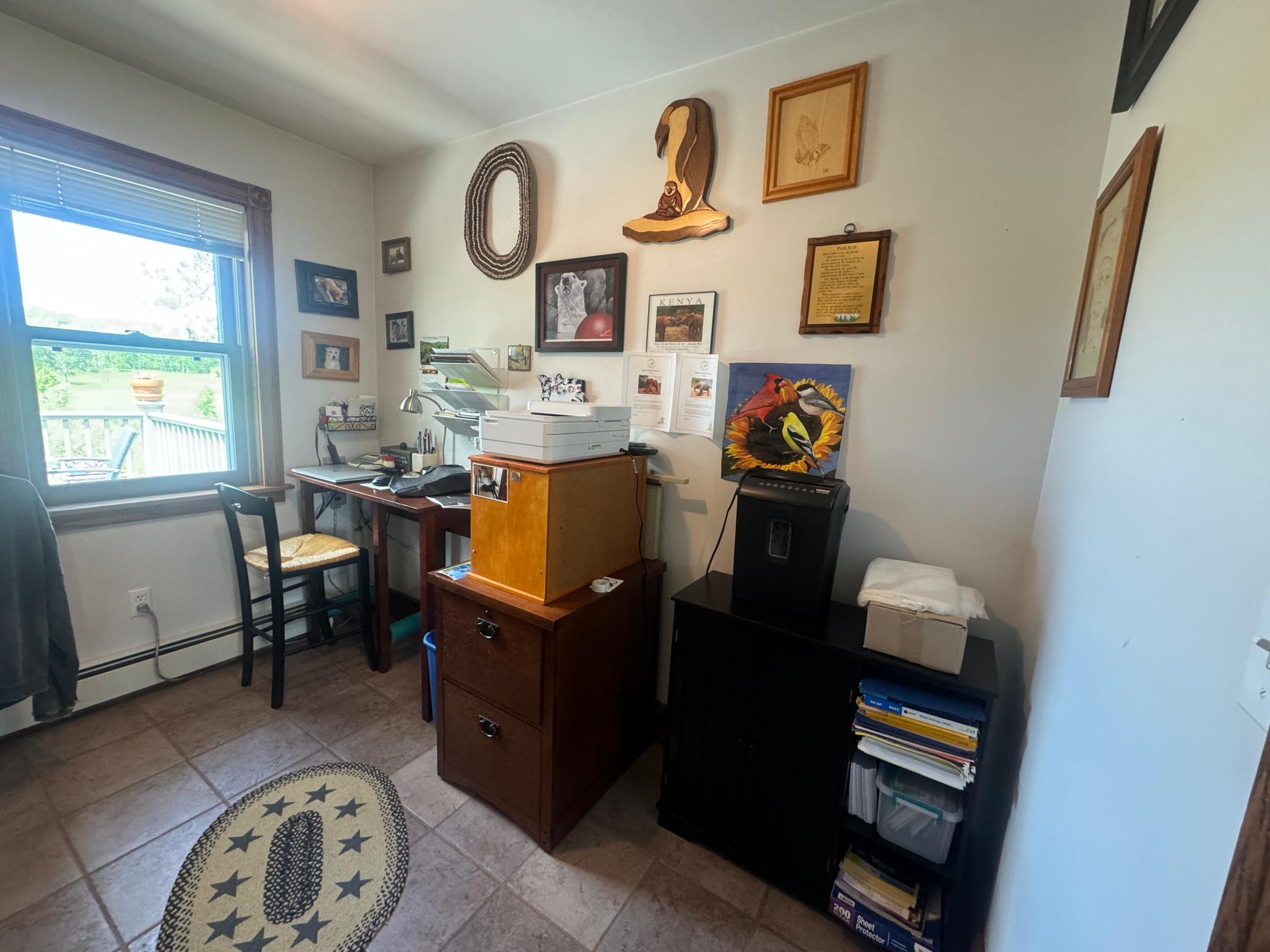 Office just off the Mud Room