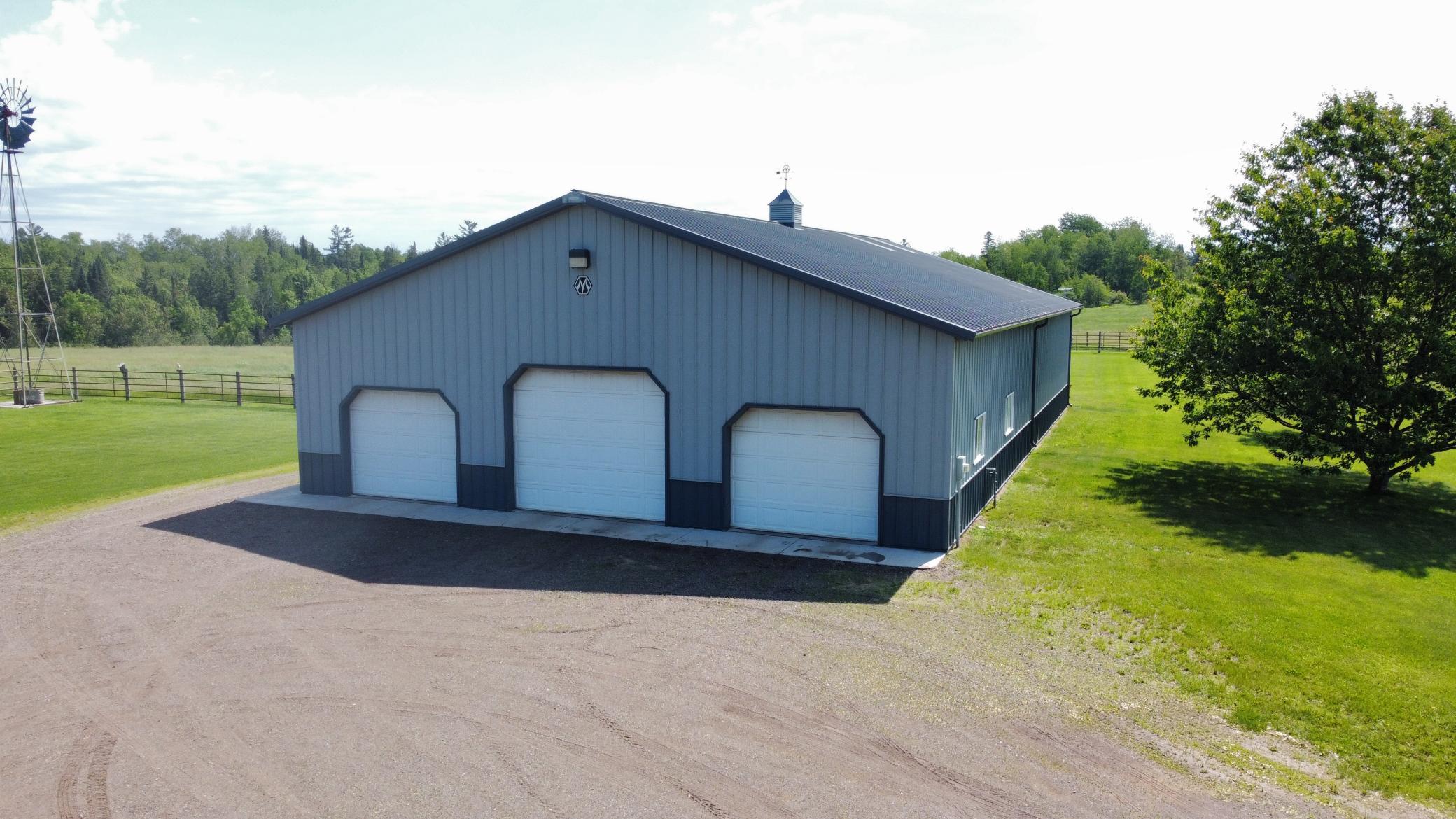 Front 48 x 44 is Insulated and Heated Shop