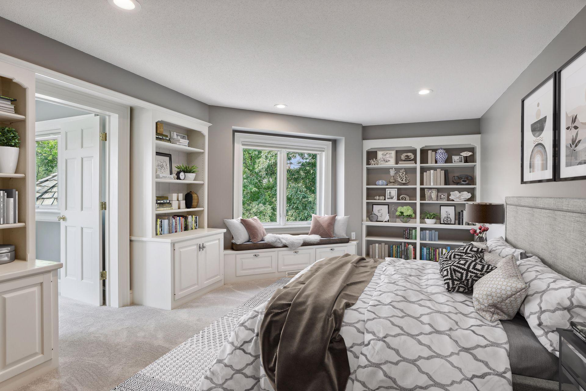 Bedroom - Upper Level -Rear Facing