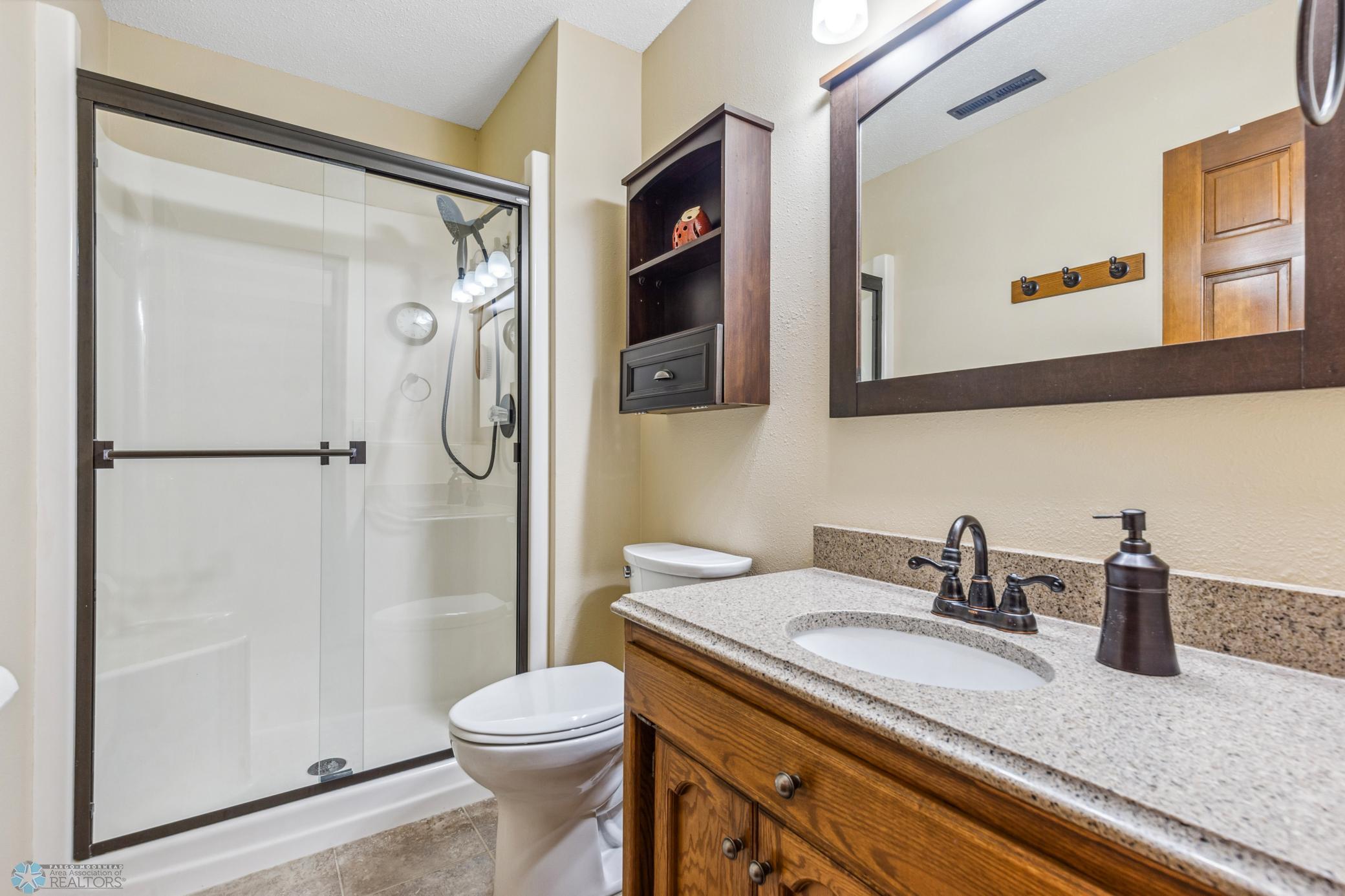 basement 3/4 bath