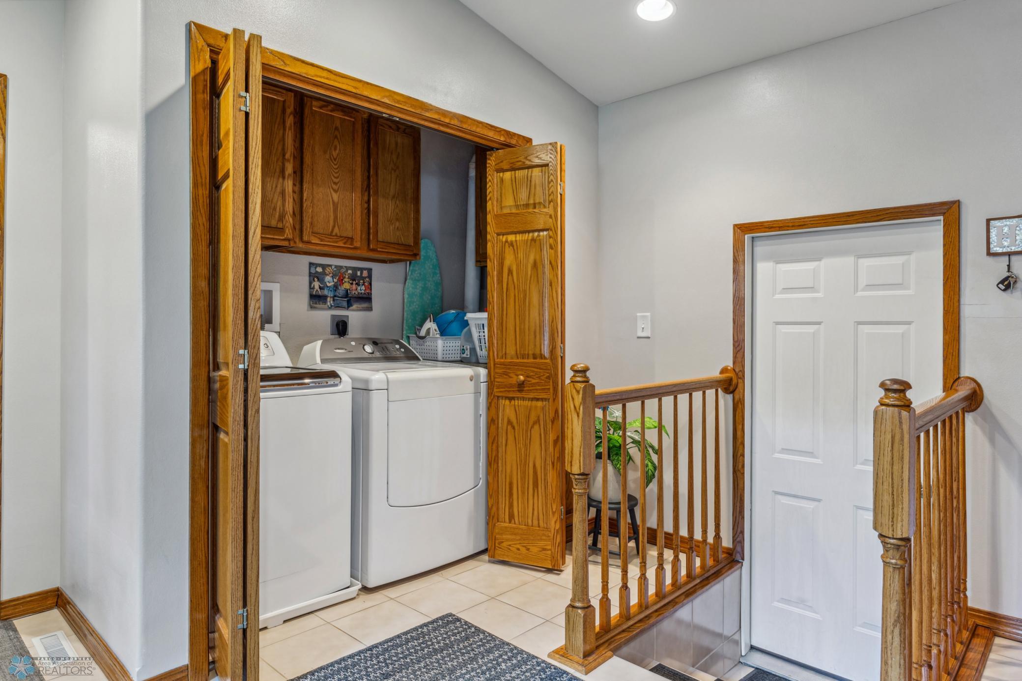Laundry closet in Foyer