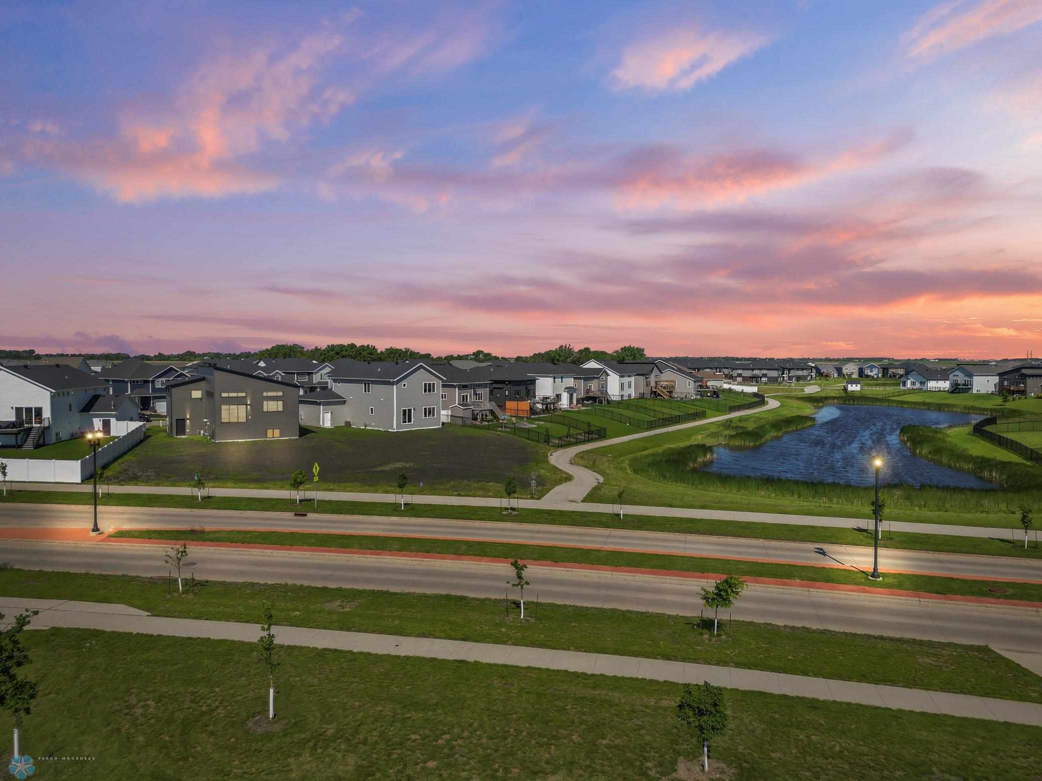 Twilight Aerial View