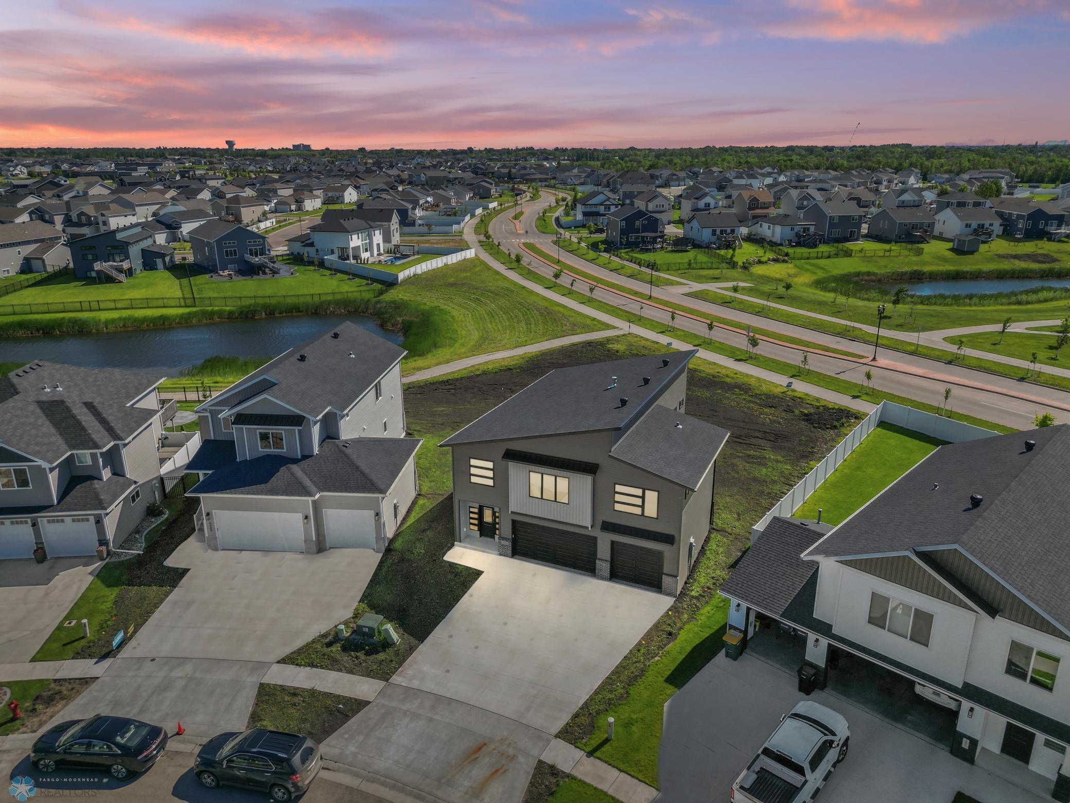 Twilight Aerial View