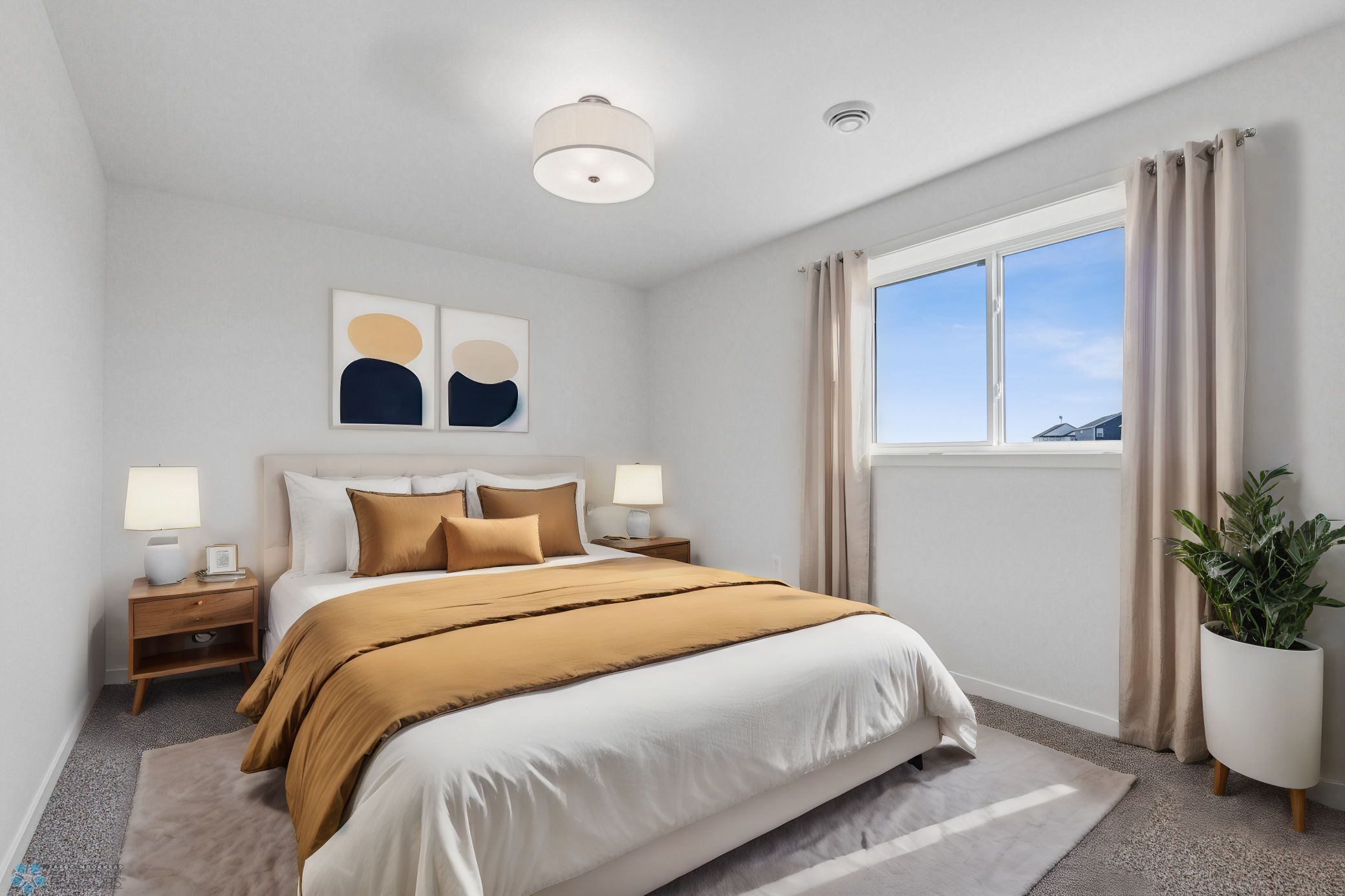 Virtually Staged 5th Bedroom