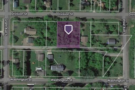 Aerial View of Division St Lot, Sandstone
