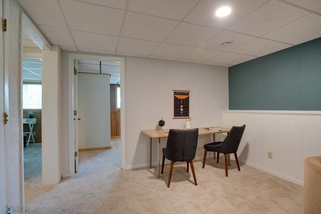 Lower level living space