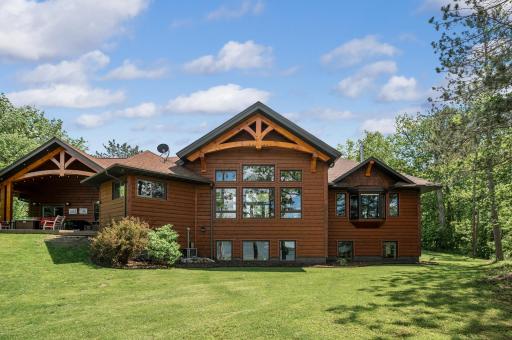 Plenty of green space for recreation in the backyard.