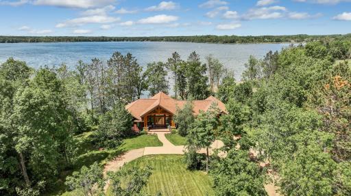 Welcome to lakeside living at its finest! This gorgeous Timber Frame home on the southeast side of Sturgeon Lake sits on 4 acres with 800 feet of lakeshore.