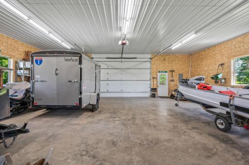 Interior of the outbuilding. Entire building is insulated.