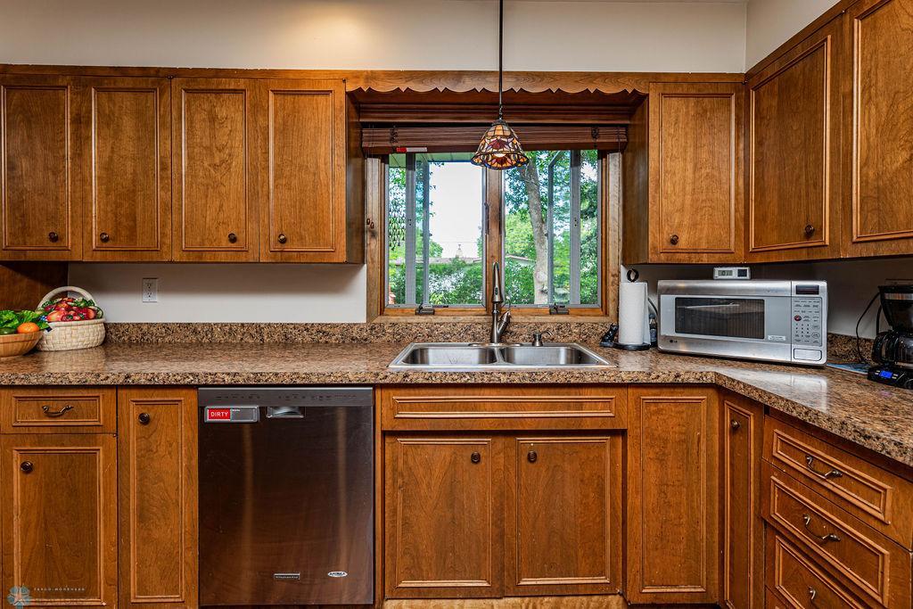 Sink with Window overlooking Beautiful Back Yard