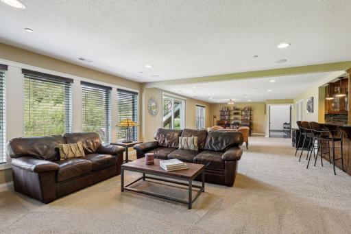 So many entertaining options on the lower level!