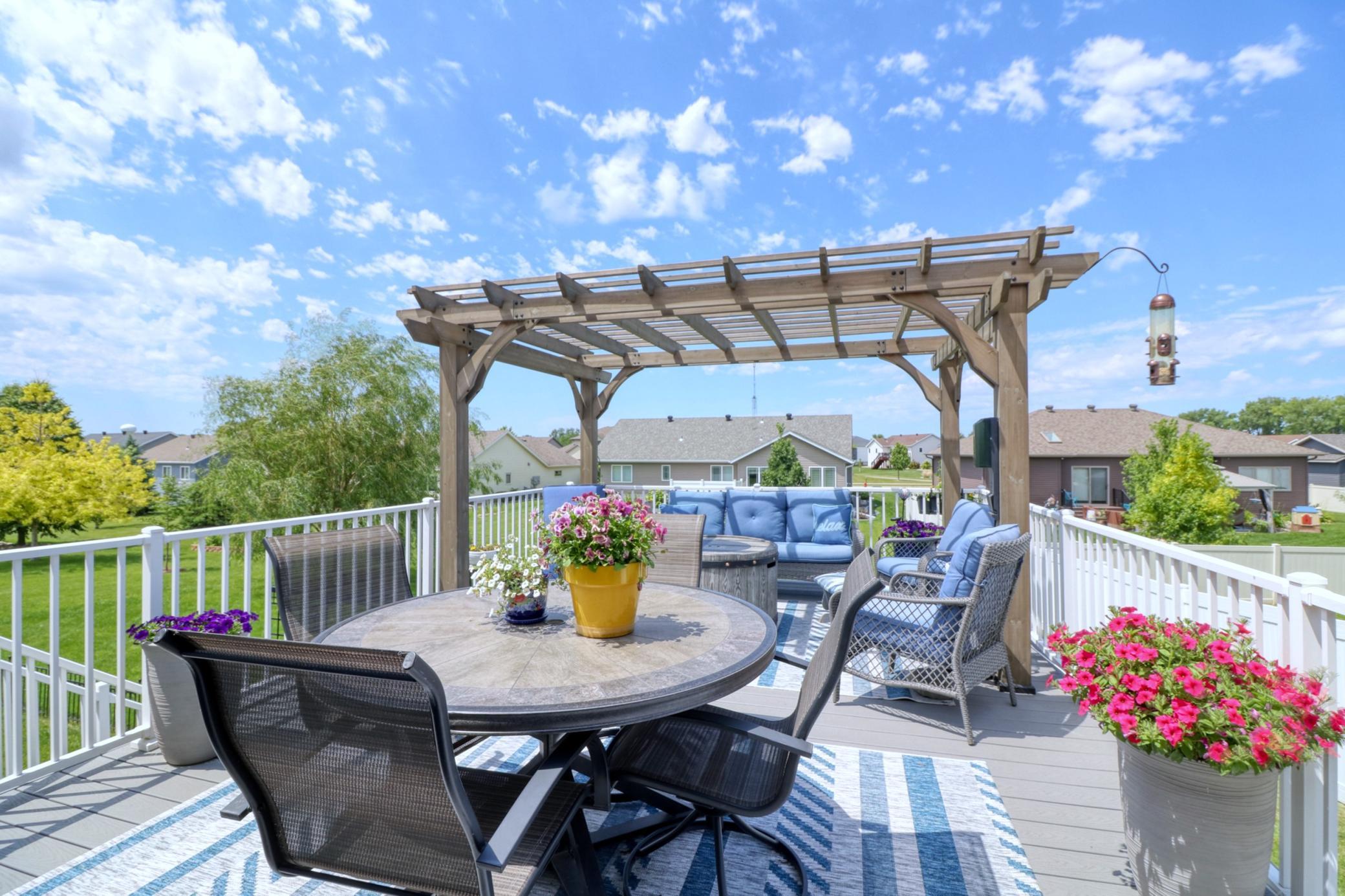 Backyard deck