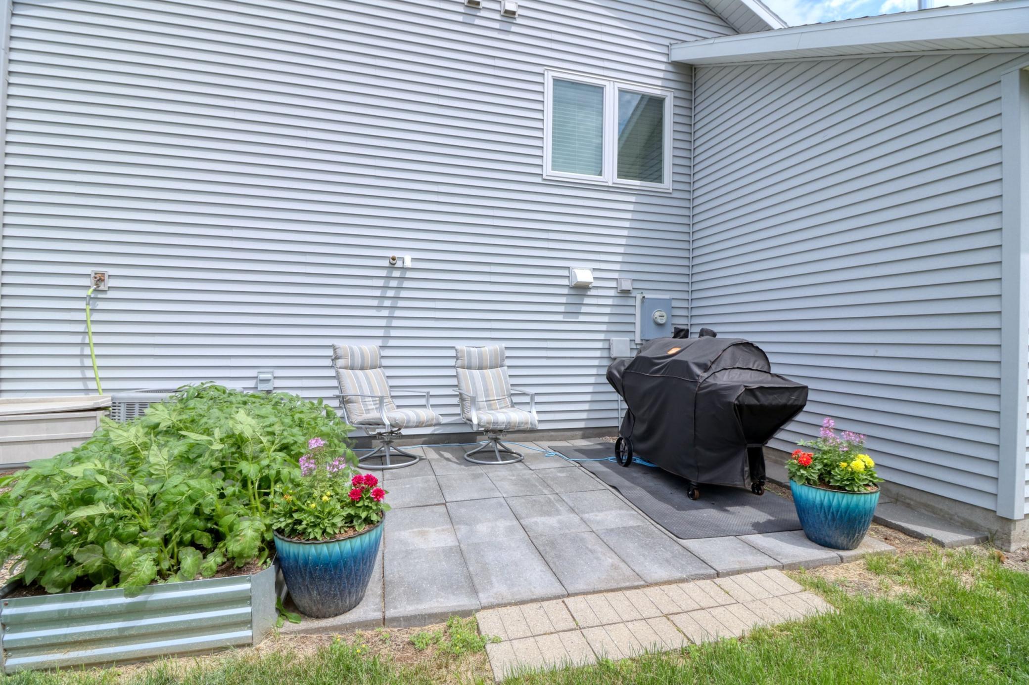 Backyard patio