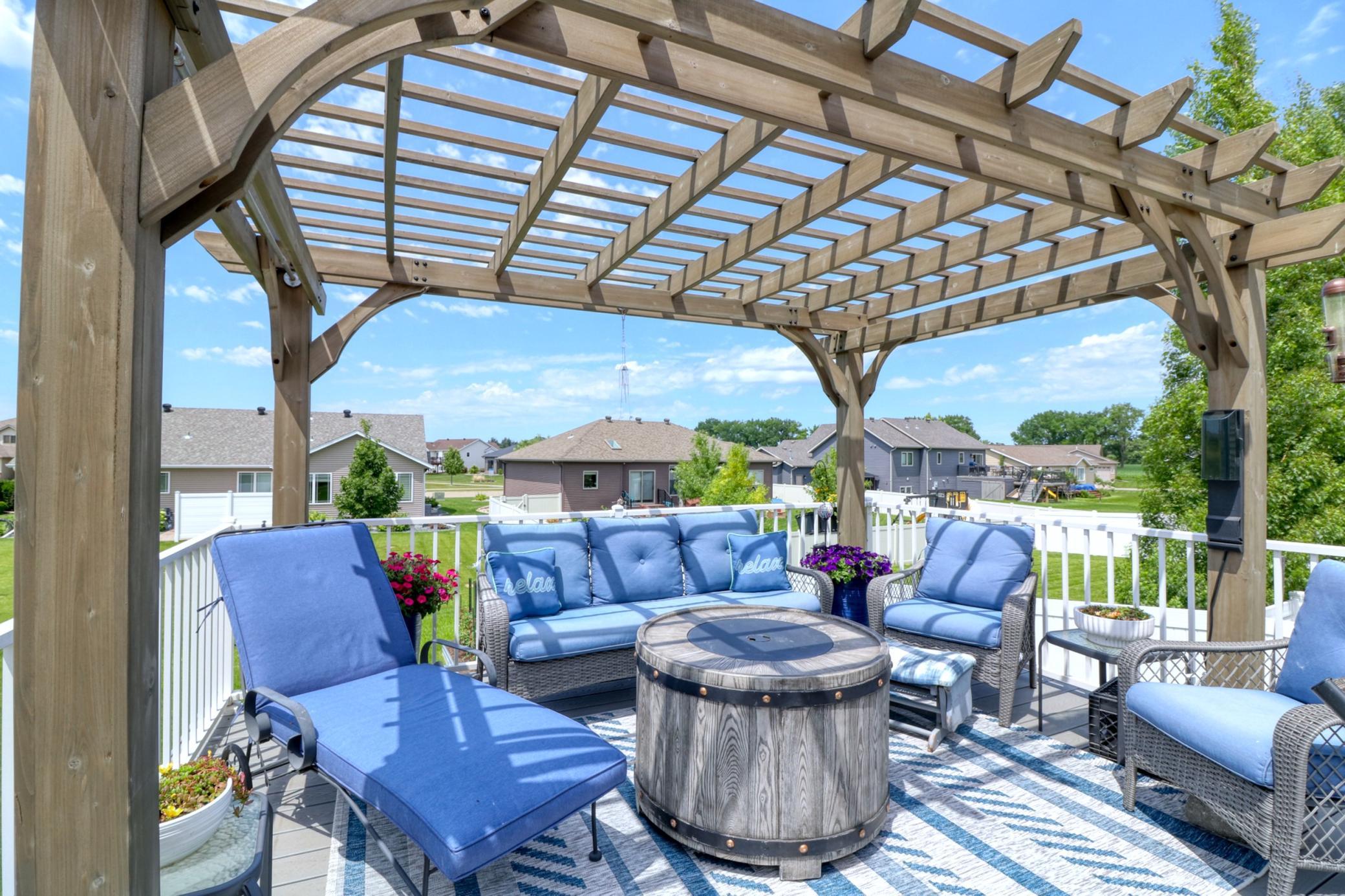 Backyard deck