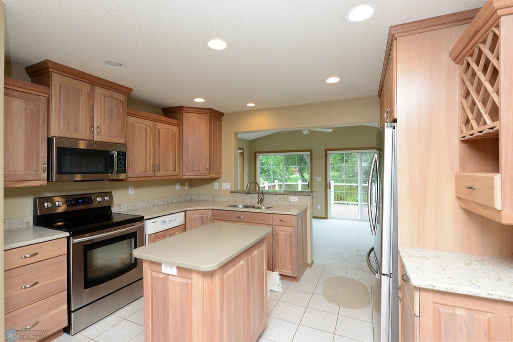 Kitchen to sunroom