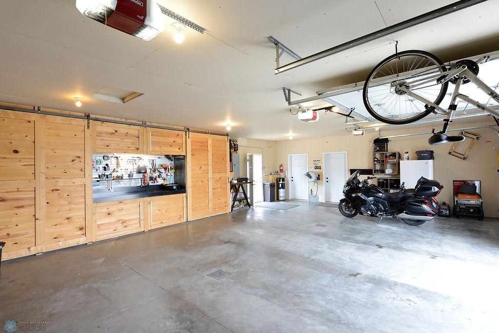 Garage Built-In Storage and Work Bench