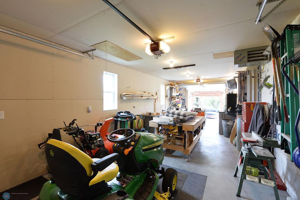 Tandem Garage Addition with Back Overhead Door