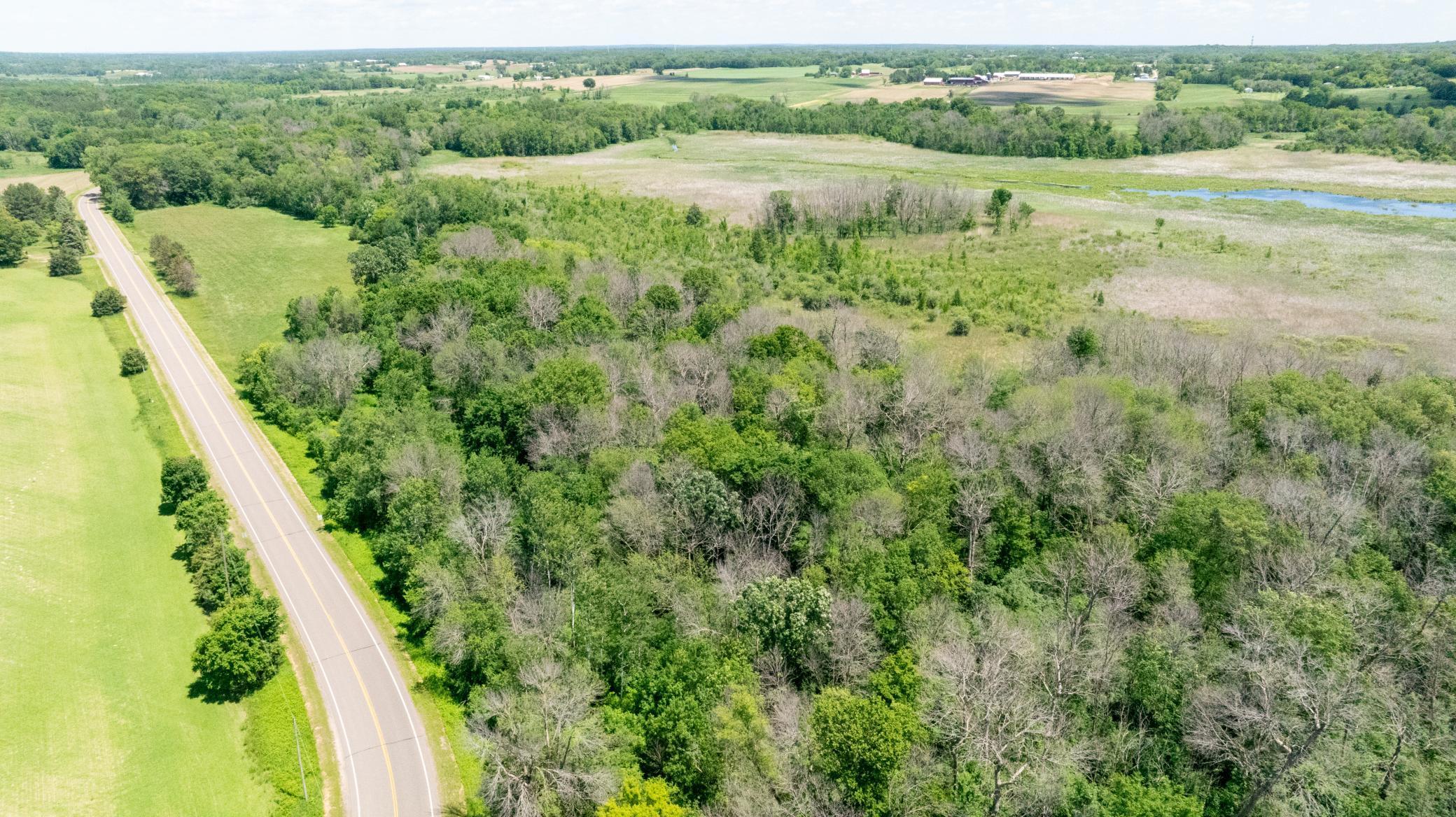 The property on the South side of the road.