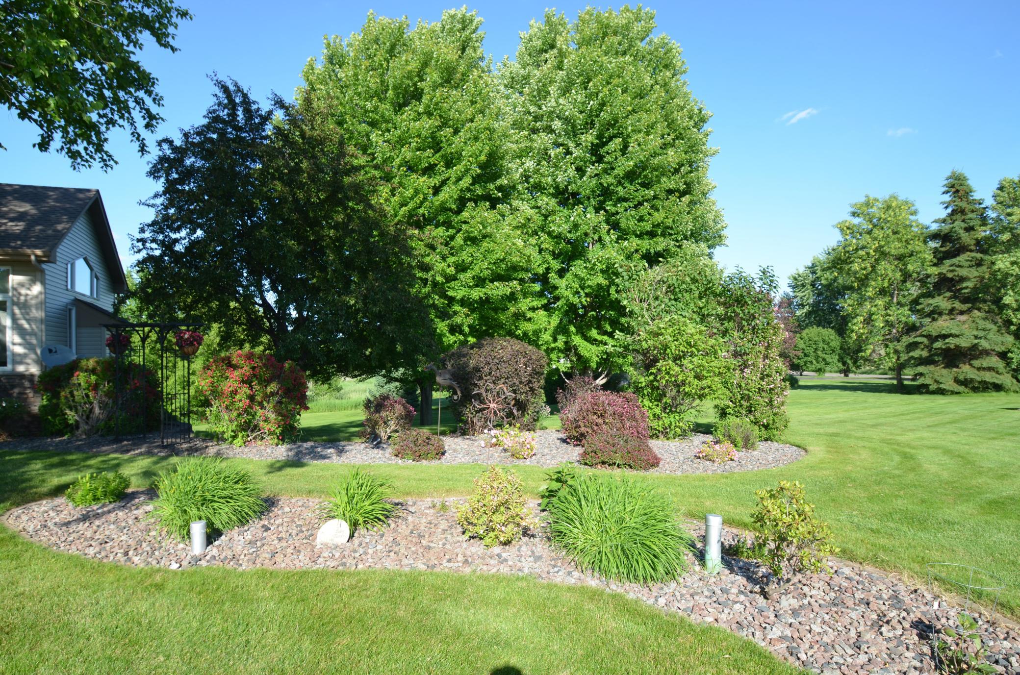 Beautiful gardens and landscaping.