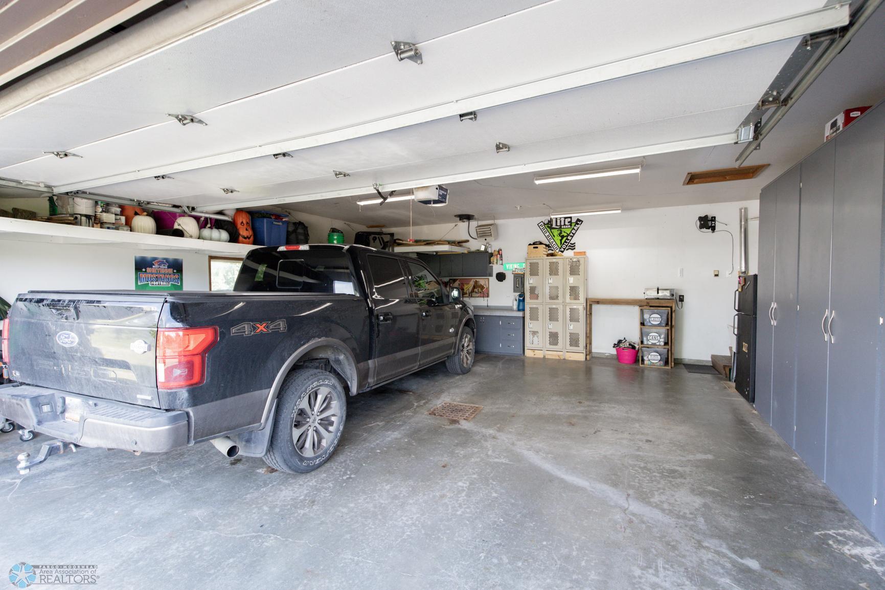 Oversized Attached 2 Stall Garage
