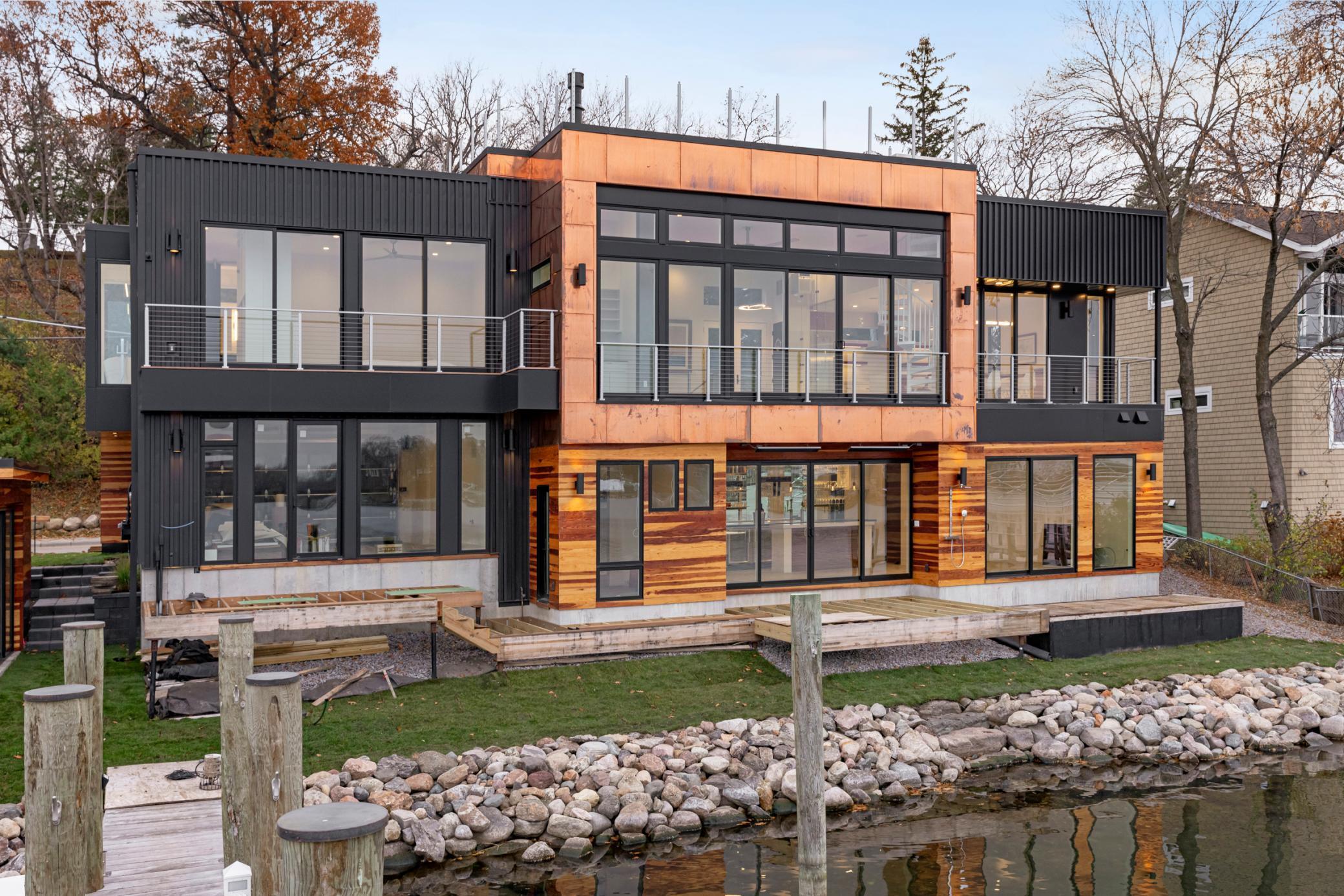 94 feet of pristine, rip rapped shoreline on Saint Albans bay with a permanent dock big enough to serve large boats and deep enough to never have an issue getting in or out.