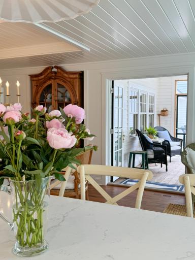 The screen porch and deck are conveniently located right off the kitchen and nook.