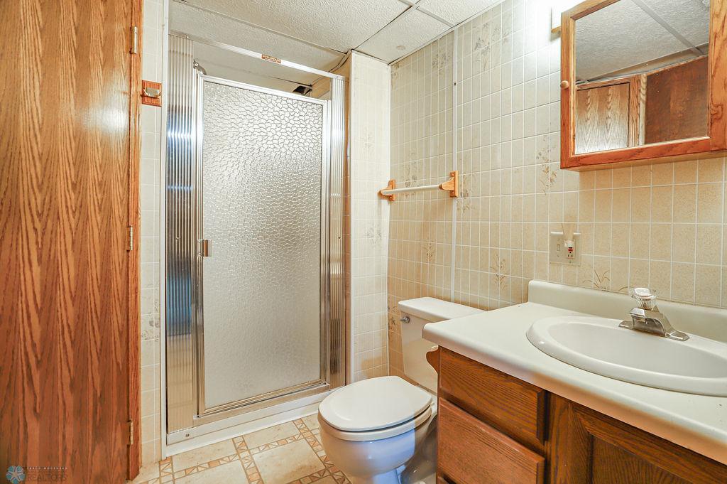 3/4 bath in basement