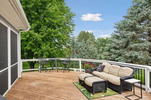 With ample room for lounging, dining, and mingling under the open sky, the spacious deck becomes a natural extension of your indoor entertaining space, offering a versatile backdrop for every occasion.